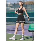 Womens Activewear Fitness 75%Nyolon 25%Spandex Tennis Set 241323-1 print logo 43