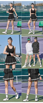 Womens Activewear Fitness 75%Nyolon 25%Spandex Tennis Set 241323-1 print logo 70