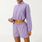 Womens Activewear Fitness  75%nylon 25%spandex 2 Piece Set 2418
