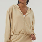 Womens Sportswear Workout 100%polyester Hoodie Shorts Set 2446 Set print logo 7
