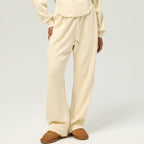 Womens Casual Sports 50%cotton 45%polyester 5%spandex Hoodie Sweatpants Set 2455