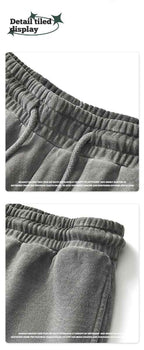 mens 280gsm washed 24SS301-24SK701 Shorts print logo 14