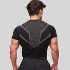 Mens Seamless 95%polyester 5%spandex tshirt 251112