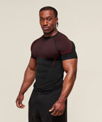 Mens Seamless 95%polyester 5%spandex tshirt 251112