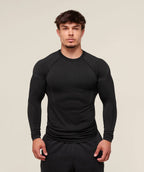Mens Seamless 95%polyester 5%spandex Long Sleeve Shirt 251113