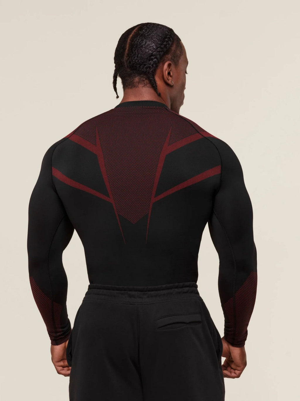 Mens Seamless 95%polyester 5%spandex Long Sleeve Shirt 251113