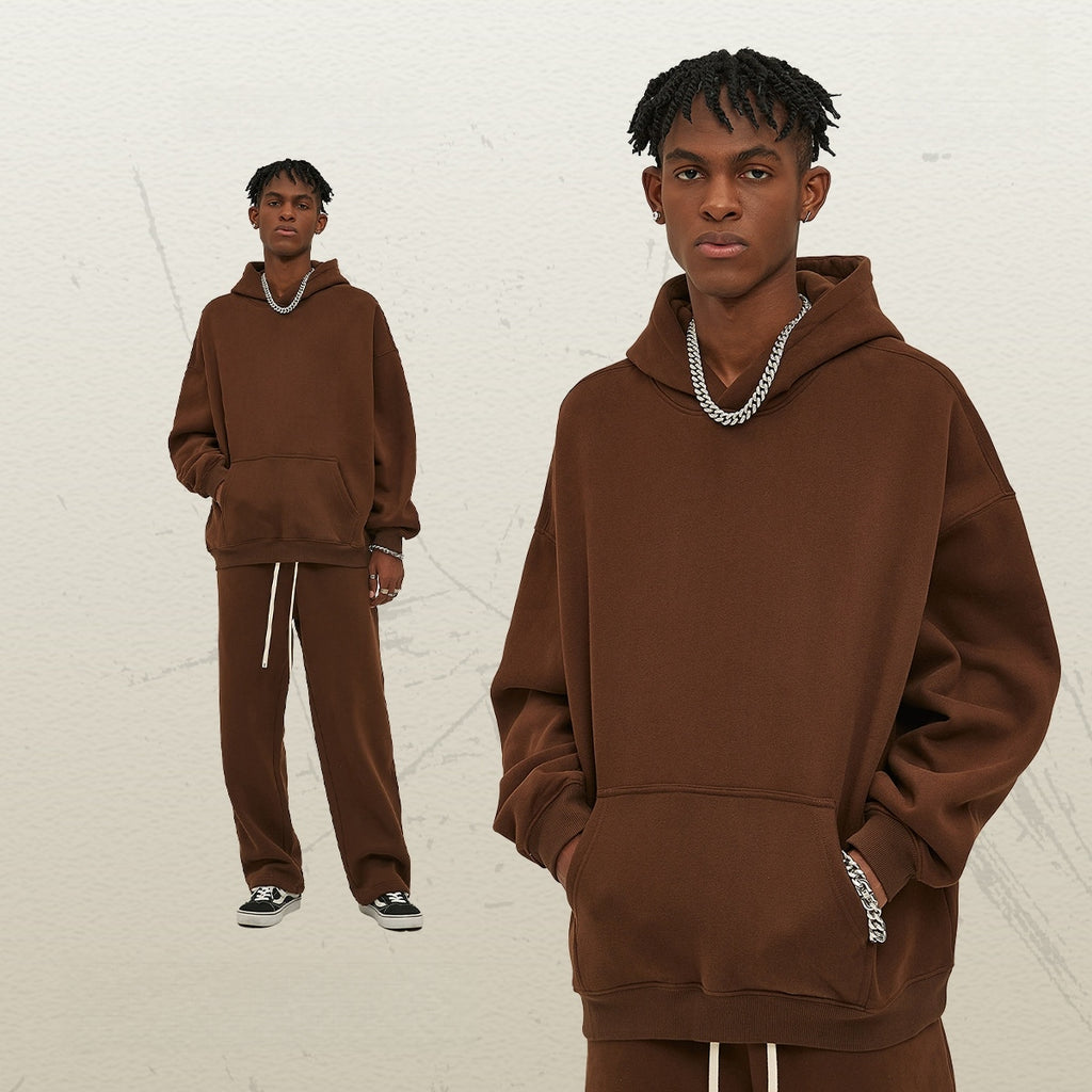 Mens Oversized 52%cotton 48%spandex Hoodies 2518