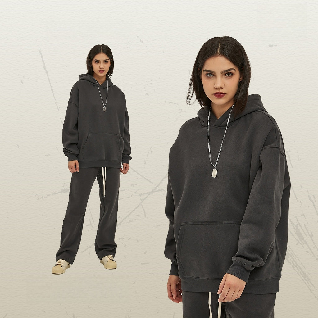 Mens Oversized 52%cotton 48%spandex Hoodies 2518