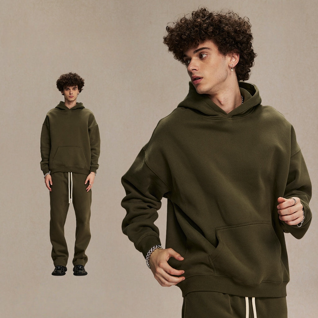 Mens Oversized 52%cotton 48%spandex Hoodies 2518