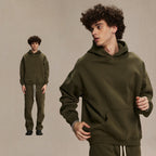 Mens Oversized 52%cotton 48%spandex Hoodies 2518