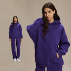 Mens Oversized 52%cotton 48%spandex Hoodies 2518