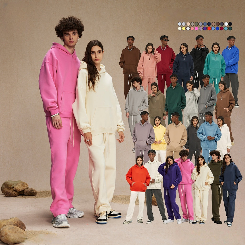Mens Oversized 52%cotton 48%spandex Hoodies 2518