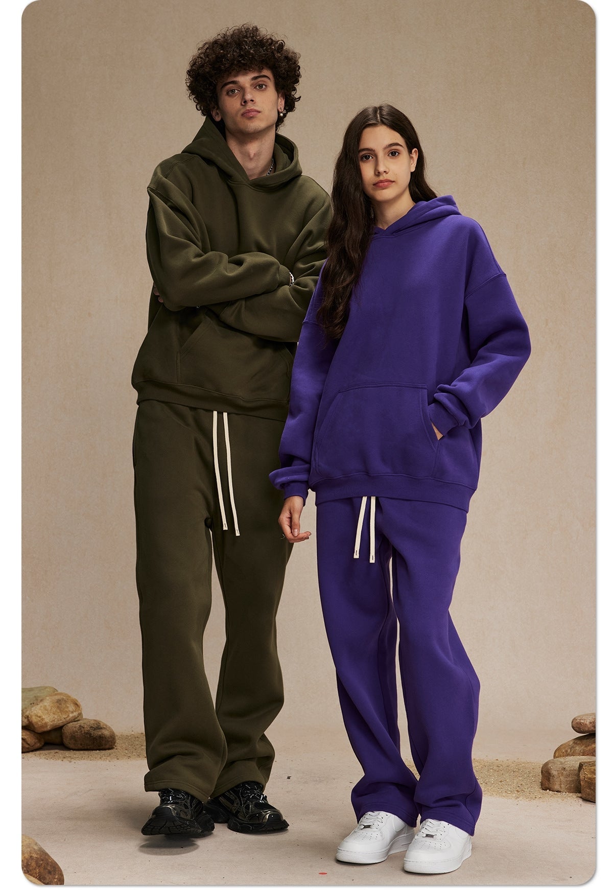 Mens Oversized 52%cotton 48%spandex Hoodies 2518