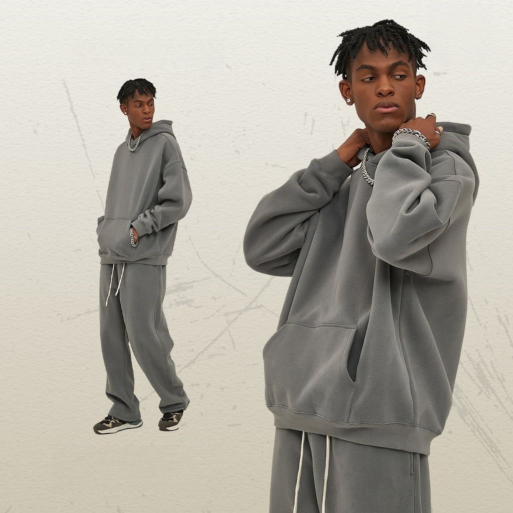 Mens Oversized 52%cotton 48%spandex Hoodies 2518