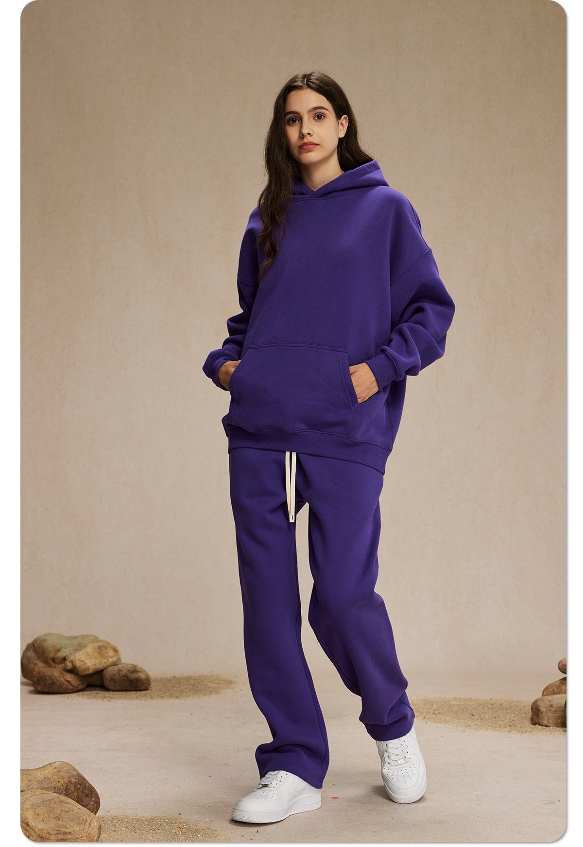 Mens Oversized 52%cotton 48%spandex Hoodies 2518