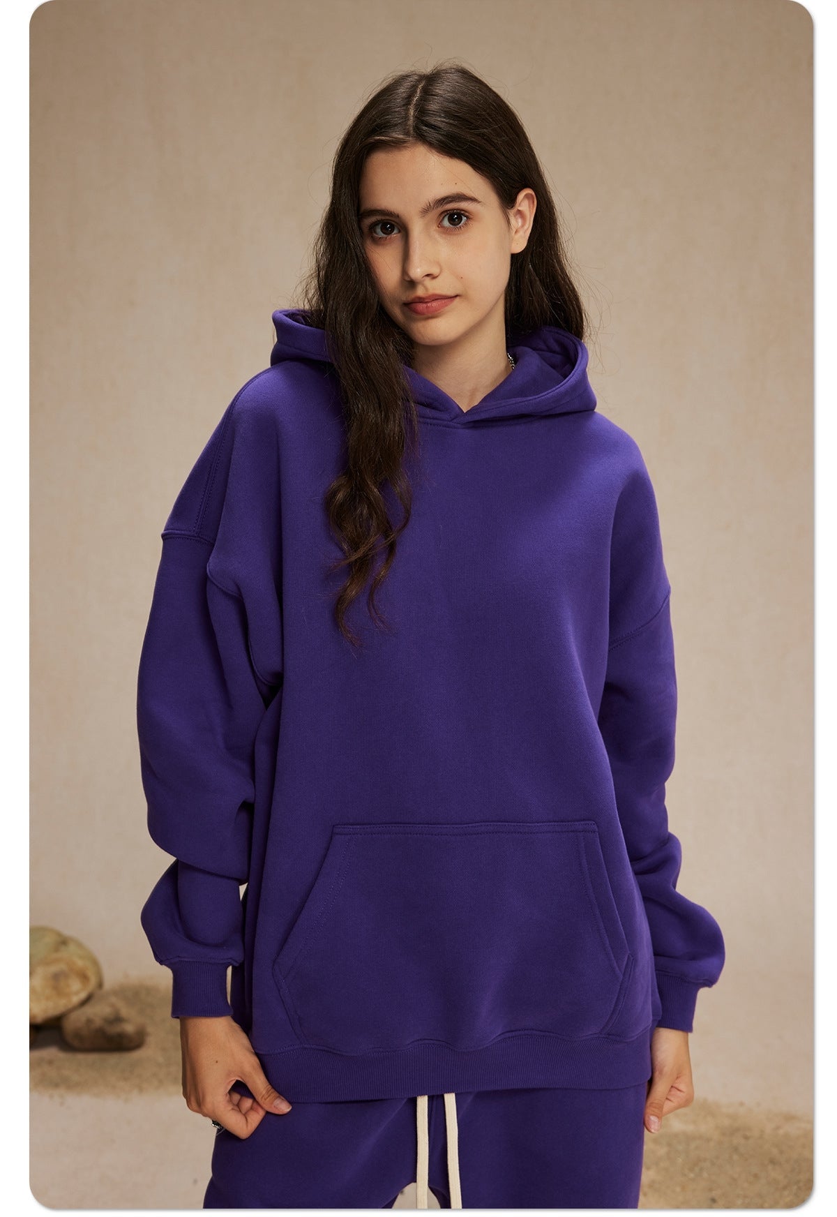 Mens Oversized 52%cotton 48%spandex Hoodies 2518