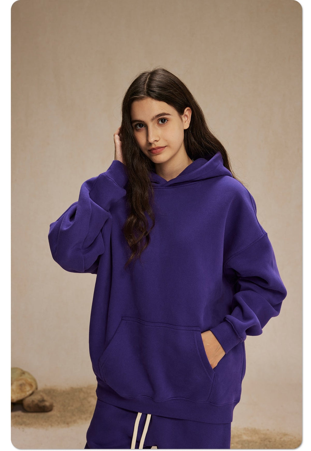 Mens Oversized 52%cotton 48%spandex Hoodies 2518