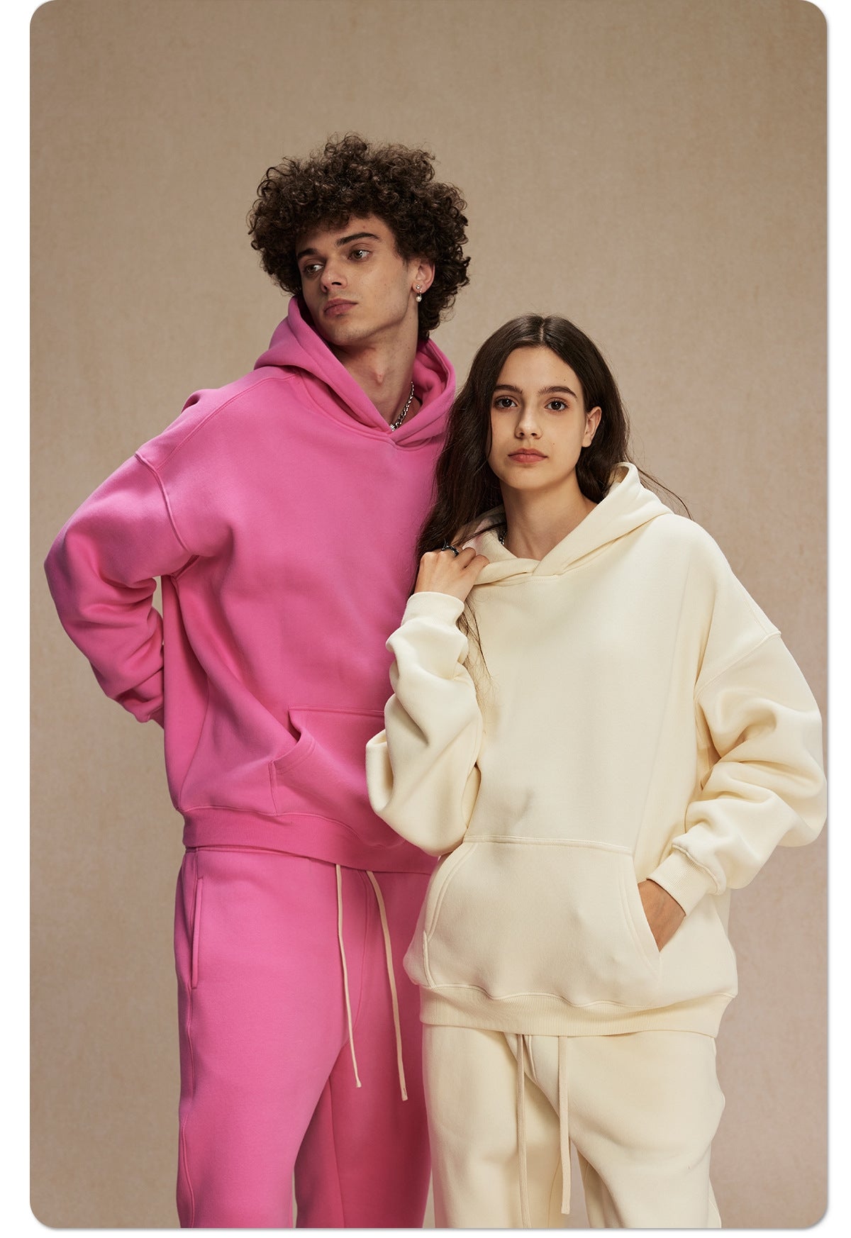 Mens Oversized 52%cotton 48%spandex Hoodies 2518