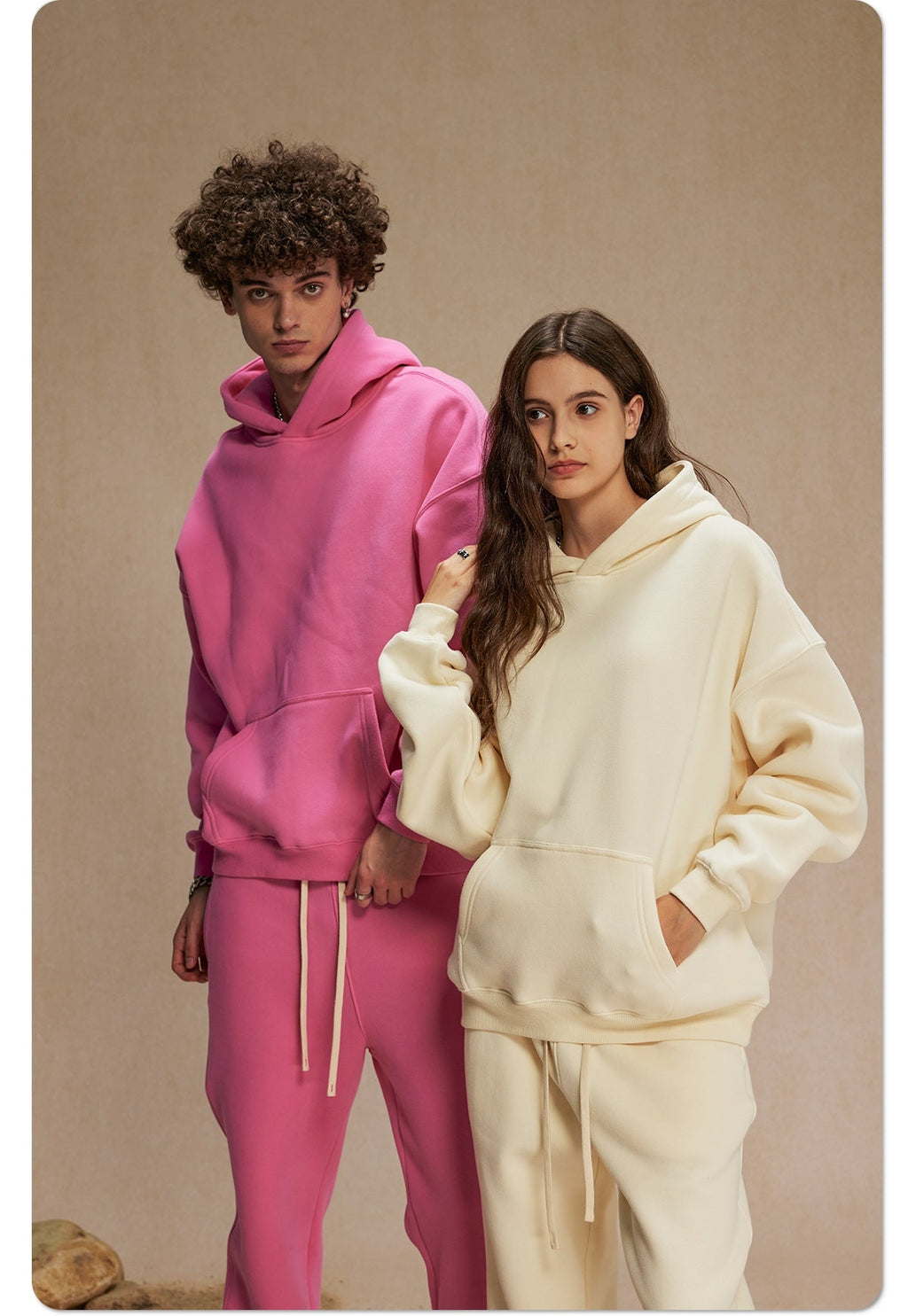 Mens Oversized 52%cotton 48%spandex Hoodies 2518