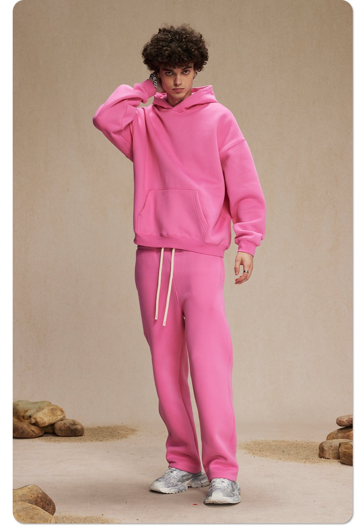 Mens Oversized 52%cotton 48%spandex Hoodies 2518