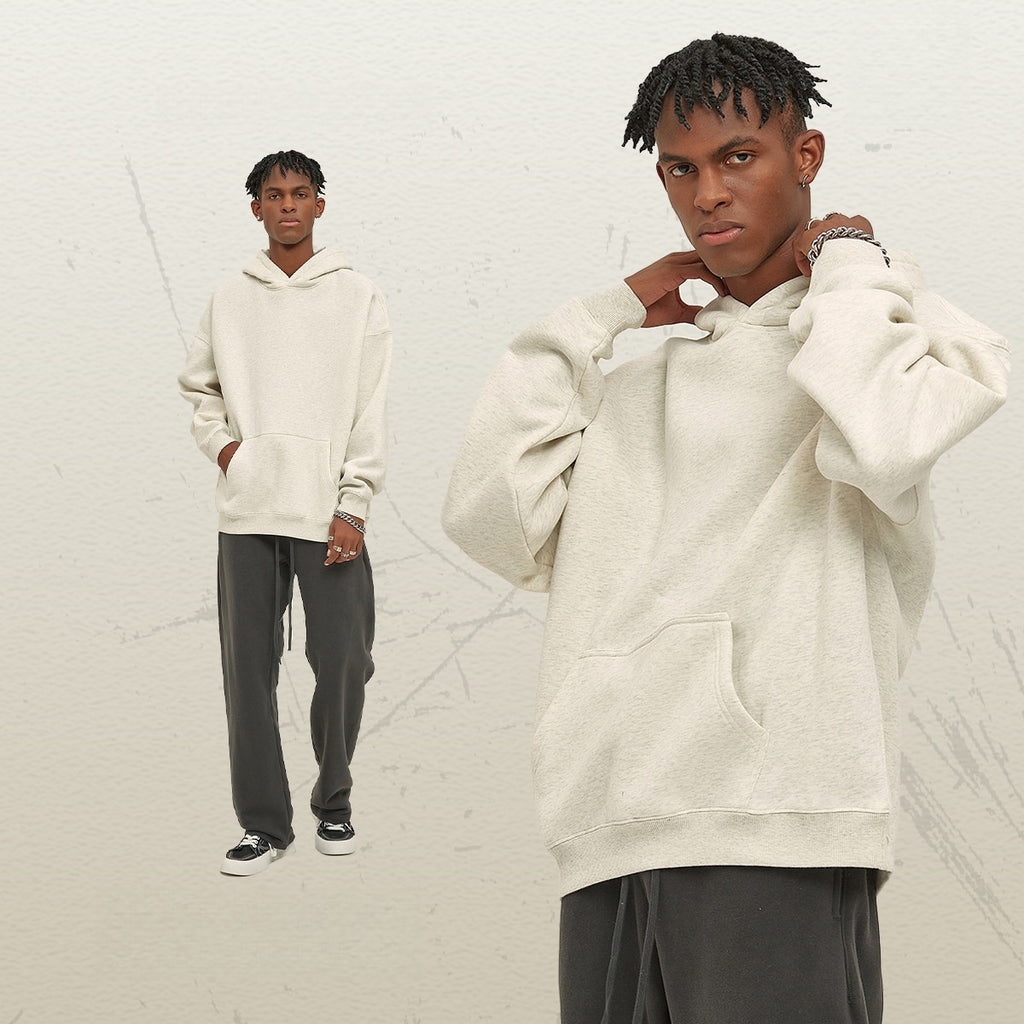 Mens Oversized 52%cotton 48%spandex Hoodies 2518