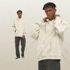 Mens Oversized 52%cotton 48%spandex Hoodies 2518