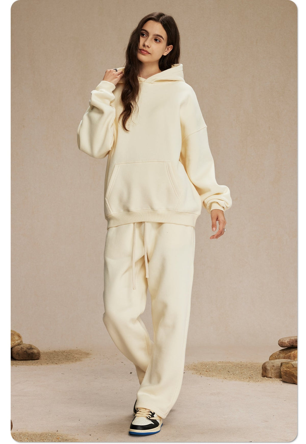 Mens Oversized 52%cotton 48%spandex Hoodies 2518