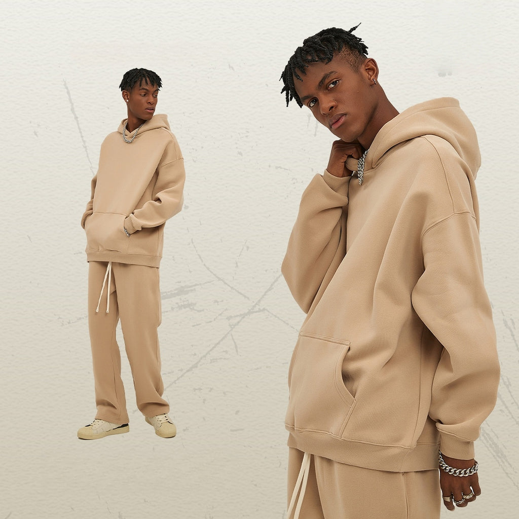 Mens Oversized 52%cotton 48%spandex Hoodies 2518