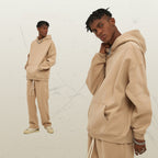Mens Oversized 52%cotton 48%spandex Hoodies 2518