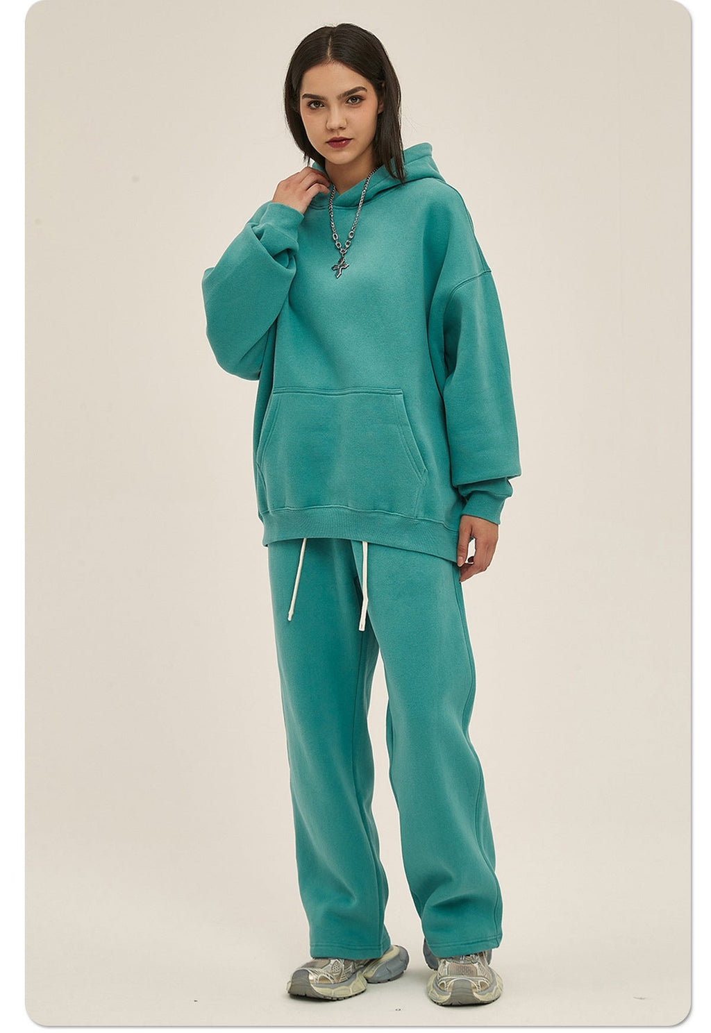 Mens Oversized 52%cotton 48%spandex Hoodies 2518