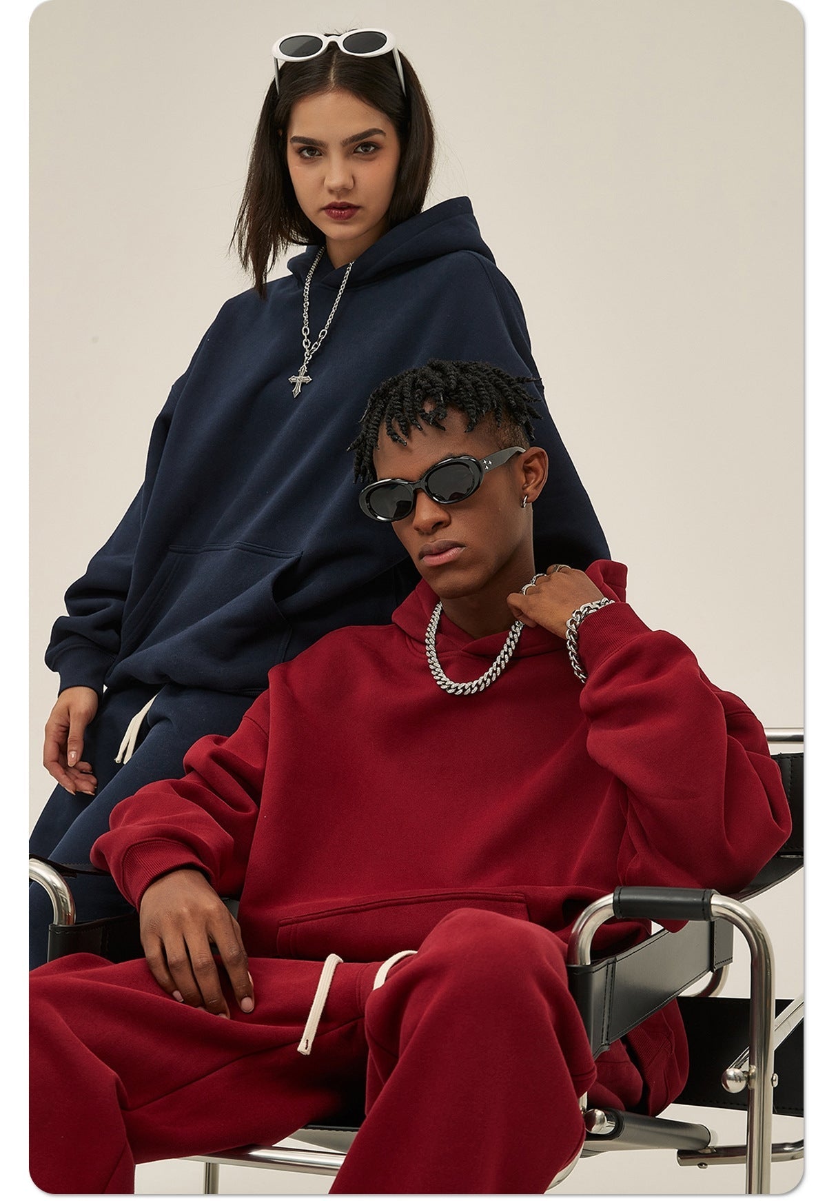 Mens Oversized 52%cotton 48%spandex Hoodies 2518