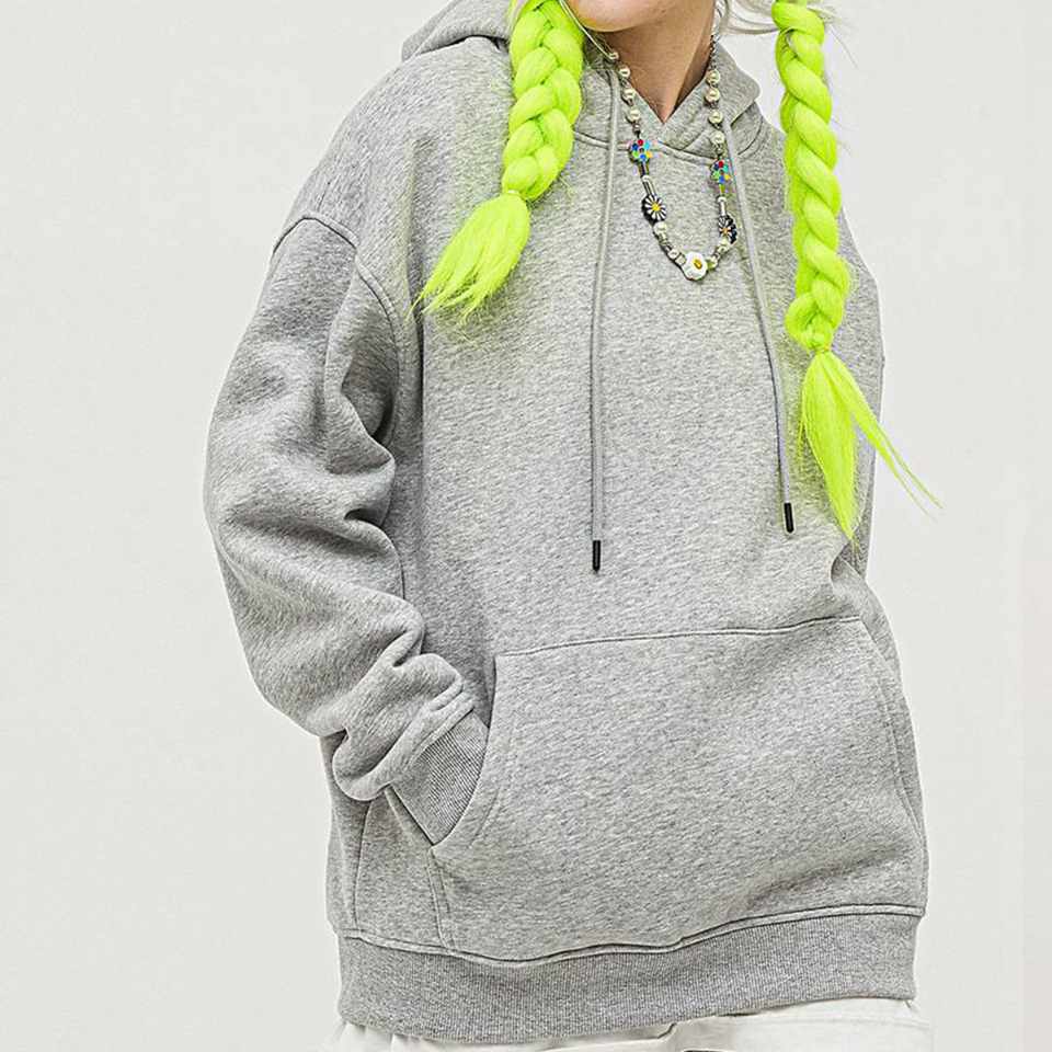 Mens Streetwear Oversized 58% Polyester 42% Cotton Hoodie Set - hoodie print logo 21