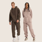 Mens Streetwear Oversized 58% Polyester 42% Cotton Hoodie Set print logo 40