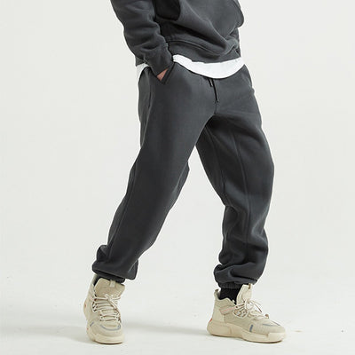 Mens Streetwear Oversized 58% Polyester 42% Cotton Hoodie Set 2622-2207- pants