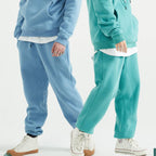 Mens Streetwear Oversized 58% Polyester 42% Cotton Hoodie Set print logo 33