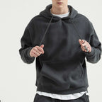 Mens Streetwear Oversized 58% Polyester 42% Cotton Hoodie Set - hoodie print logo 5