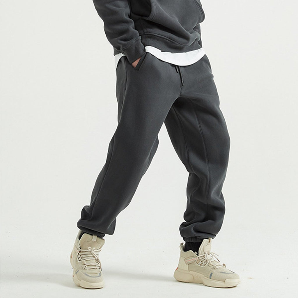Mens Streetwear Oversized 58% Polyester 42% Cotton Hoodie Set print logo 37