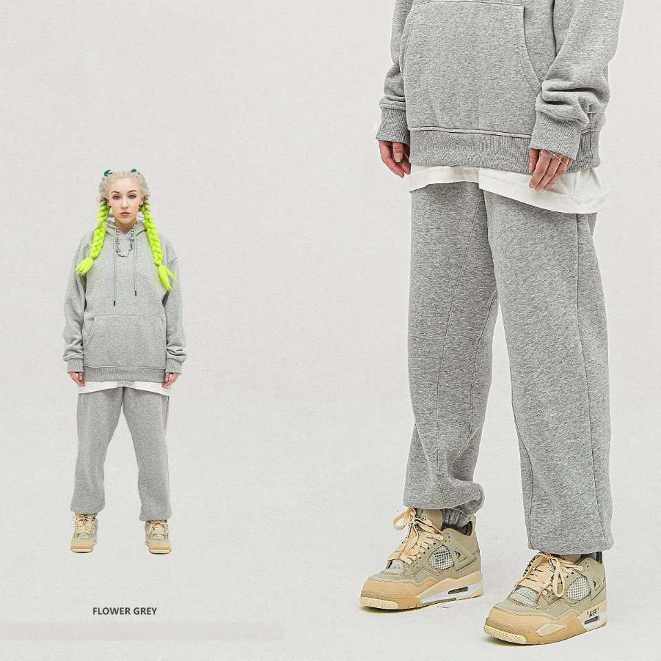 Mens Streetwear Oversized 58% Polyester 42% Cotton Hoodie Set print logo 88