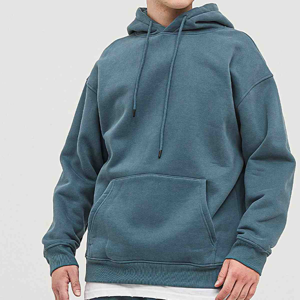 Mens Streetwear Oversized 58% Polyester 42% Cotton Hoodie Set - hoodie print logo 6