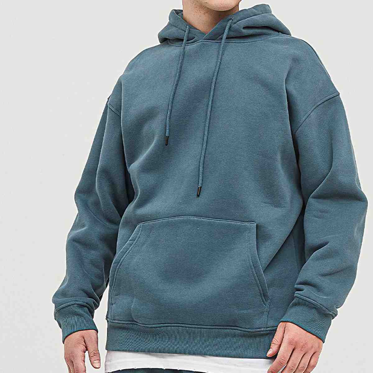 Mens Streetwear Oversized 58% Polyester 42% Cotton Hoodie Set - hoodie print logo 6