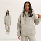 Mens Streetwear Oversized 58% Polyester 42% Cotton Hoodie Set print logo 52