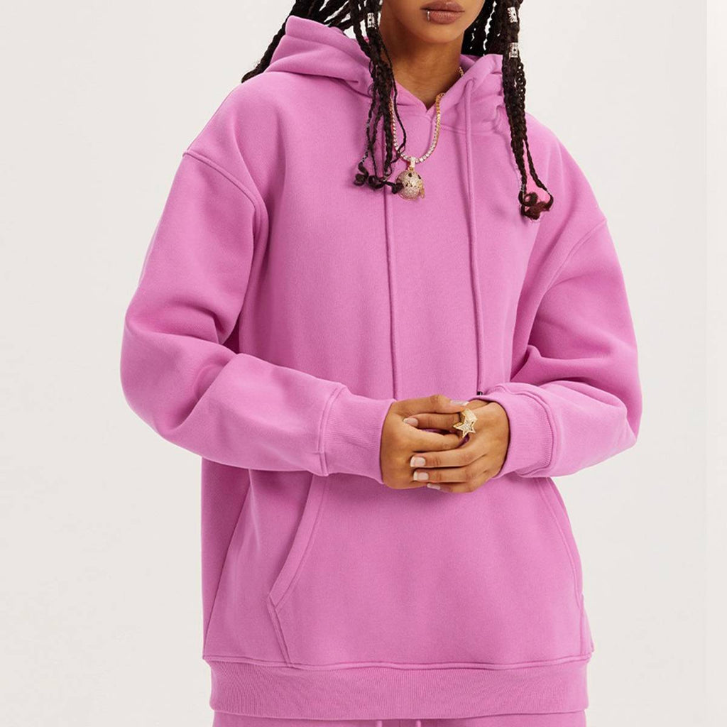 Mens Streetwear Oversized 58% Polyester 42% Cotton Hoodie Set - hoodie print logo 26