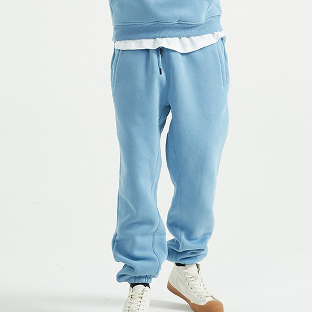 Mens Streetwear Oversized 58% Polyester 42% Cotton Hoodie Set print logo 30