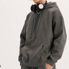 Mens Streetwear Oversized 58% Polyester 42% Cotton Hoodie Set - hoodie print logo 14