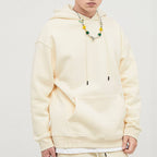 Mens Streetwear Oversized 58% Polyester 42% Cotton Hoodie Set print logo 3