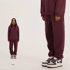 Mens Streetwear Oversized 58% Polyester 42% Cotton Hoodie Set print logo 81