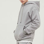 Mens Streetwear Oversized 58% Polyester 42% Cotton Hoodie Set - hoodie print logo 7