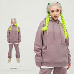 Mens Streetwear Oversized 58% Polyester 42% Cotton Hoodie Set print logo 69