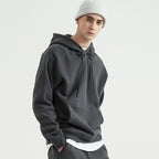 Mens Streetwear Oversized 58% Polyester 42% Cotton Hoodie Set - pants print logo 9