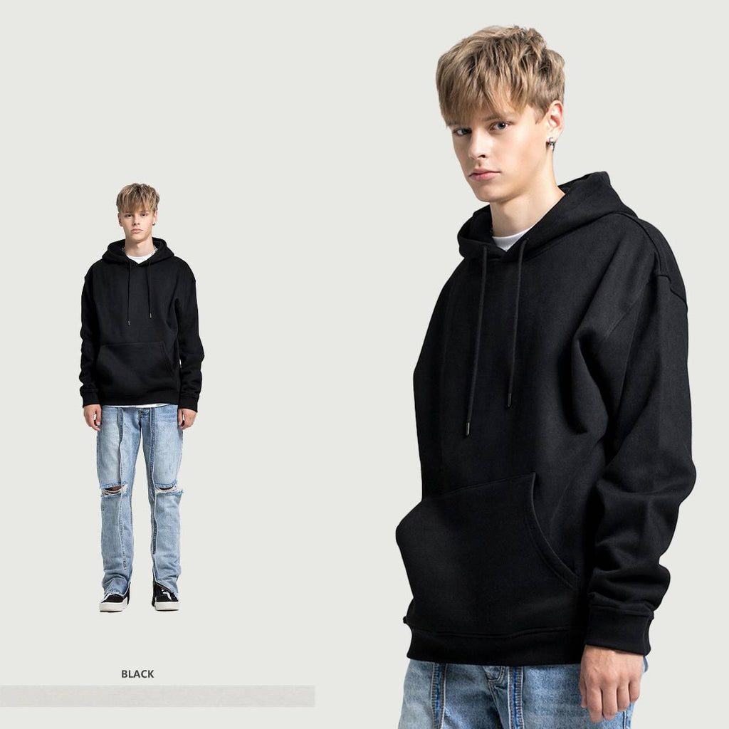 Mens Streetwear Oversized 58% Polyester 42% Cotton Hoodie Set - hoodie print logo 52